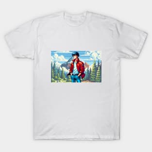 retro futuristic anime scene T-Shirt